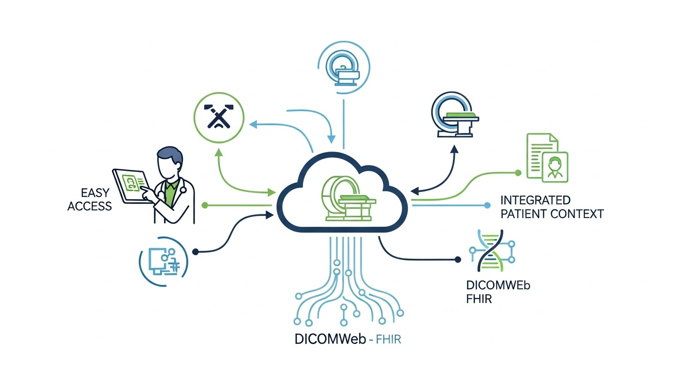 How DICOMweb and FHIR Help Doctors Access Medical Images Faster with PostDICOM